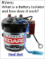  A dual battery isolator works closely with an electrical battery, permitting electricity in a single direction. At the same time, it prohibits electricity from flowing from the opposite direction. For a motorhome, that means the device allows power flow to the engine battery from the alternator to also be directed to the ''house batteries'' when the engine is running, but prevents voltage from flowing back from the house batteries to the engine battery.